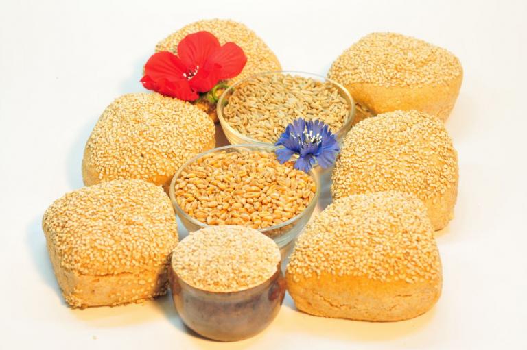 Bio Sesam Brötchen